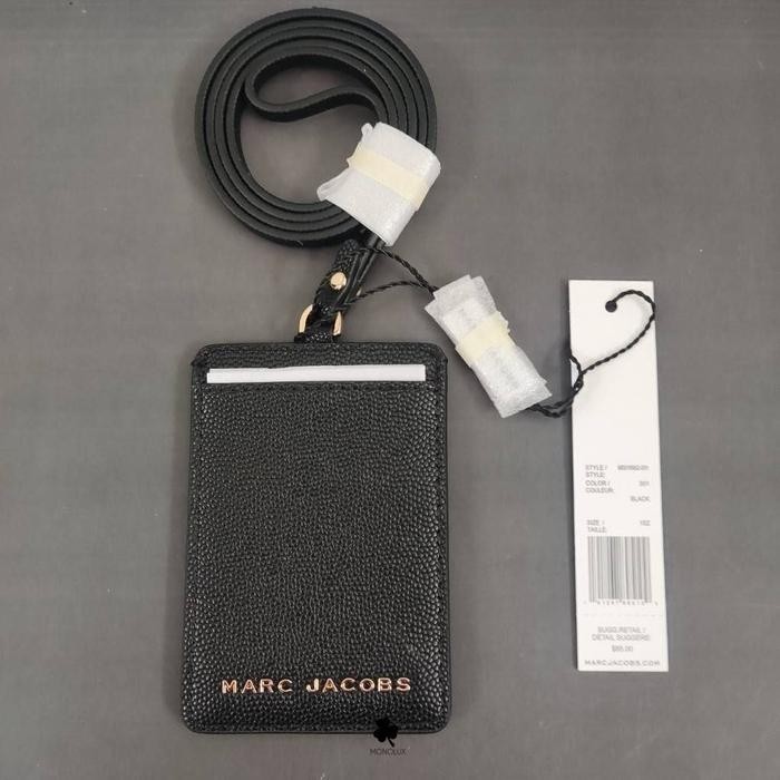 

LANGSUNG DIPROSES nwt lanyard M*arc Jacobs lanyard ID card black murah recommended