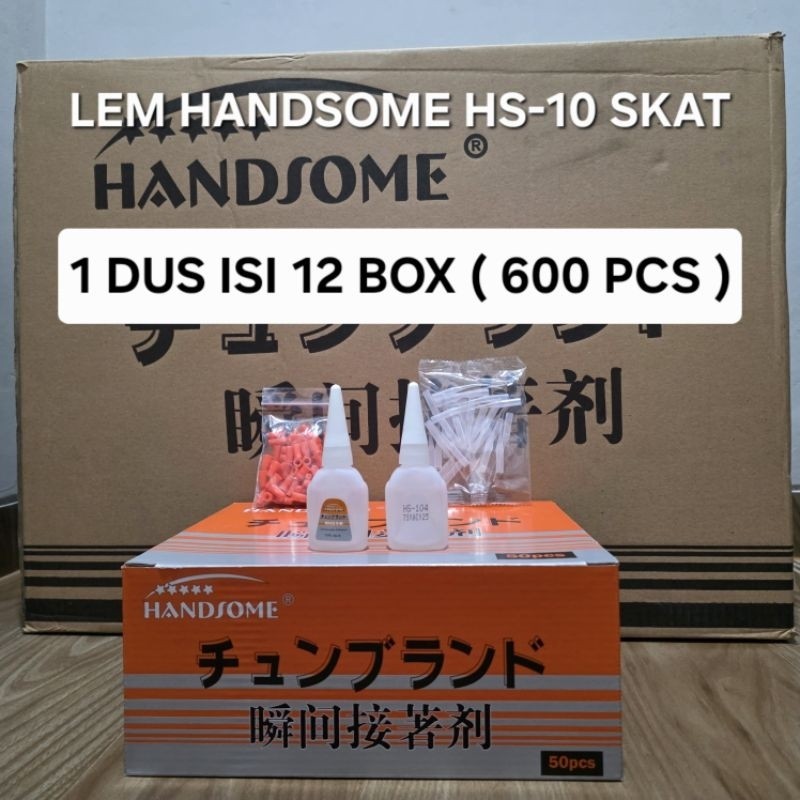 

1 DUS 12 BOX LEM HANDSOME HS-10 SKAT (600 PCS)