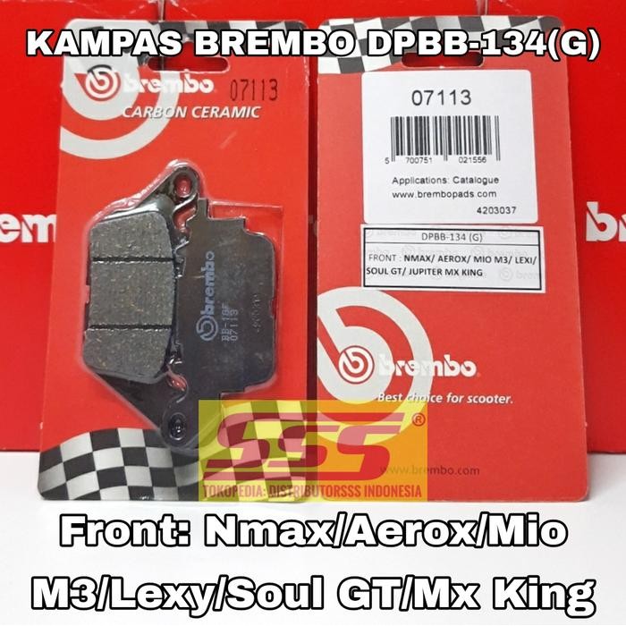 BREMBO KAMPAS REM DISCPAD DEPAN NMAX AEROX MIO LEXY MX KING SOUL GT