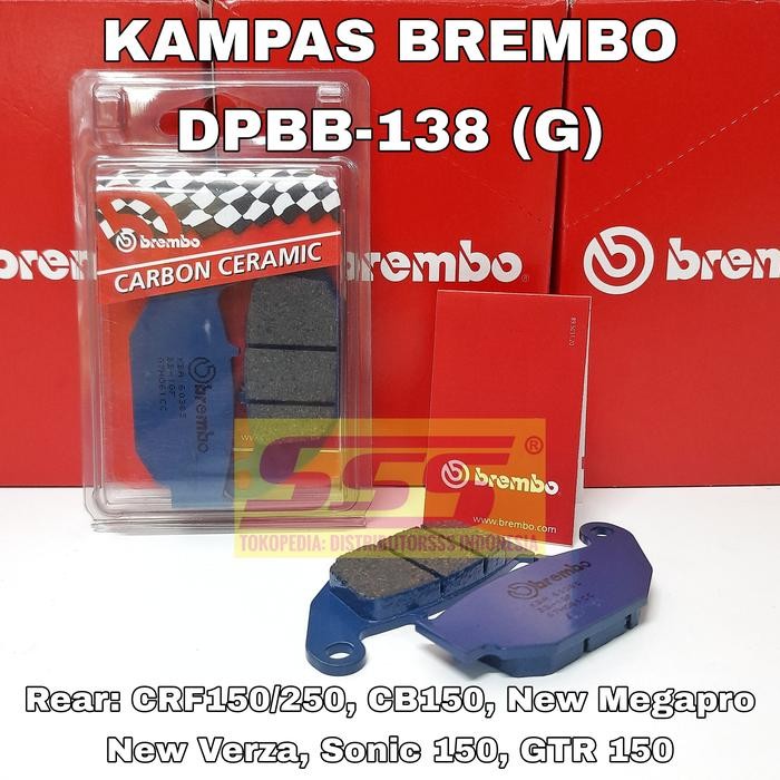 BREMBO KAMPAS REM BELAKANG CRF 150 250 CB 150 CBR 150 GTR SONIC 150