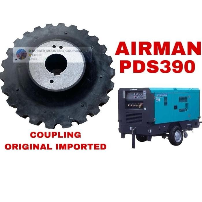 Terbaik Rubber Coupling Compressor Airman Pds 390 Centamax 1000