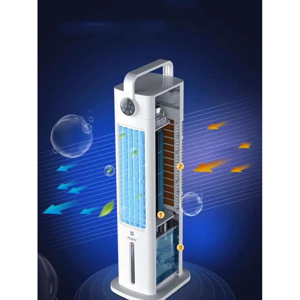 Haier Air Conditioning Remote Control Fast Cooling Only Home Portable Air Conditioner Water Cooler F