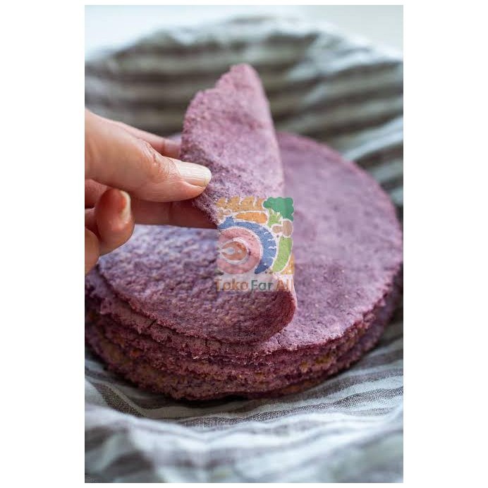 

InstanTanyadulu- TACO - Blue Corn Flour Tortilla 13 cm FROZEN TANPA PENGAWET