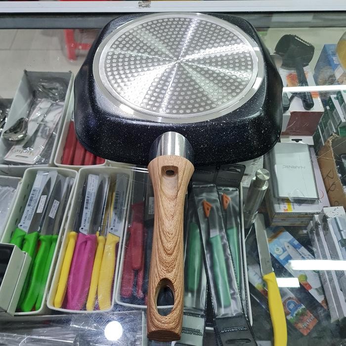 Kenanganpawon Mgk-280 Grill Pan Marble 28X28Cm Yoshikawa