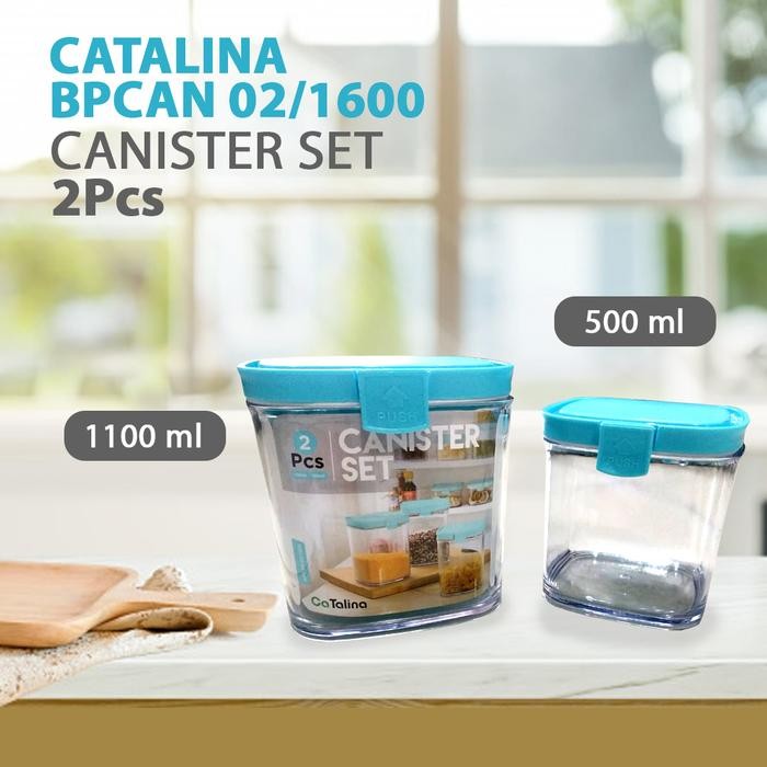 Kenanganpawon Toples Set 1100Ml Free 500Ml Merk Catalina