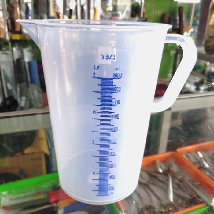 Kenanganpawon Terlariiss..Gelas Ukur Plastik/ Gelas Takar 2 Liter
