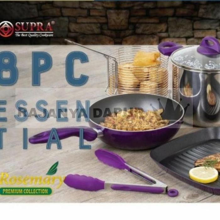 Kenanganpawon Supra 8 Pcs Essential - Panci Set Supra