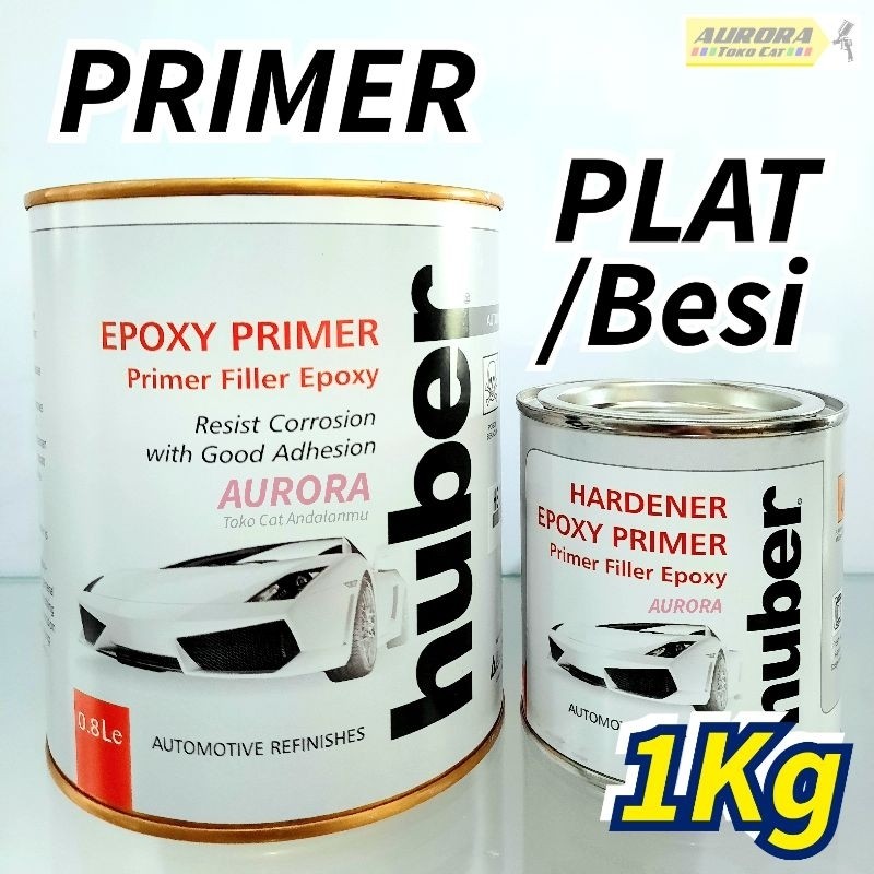 EPOXY PRIMER DASARAN KUAT UNTUK PLAT / BESI / BAJA / LOGAM / BODI PLASTIK HALUS HUBER PRIMER FILLER