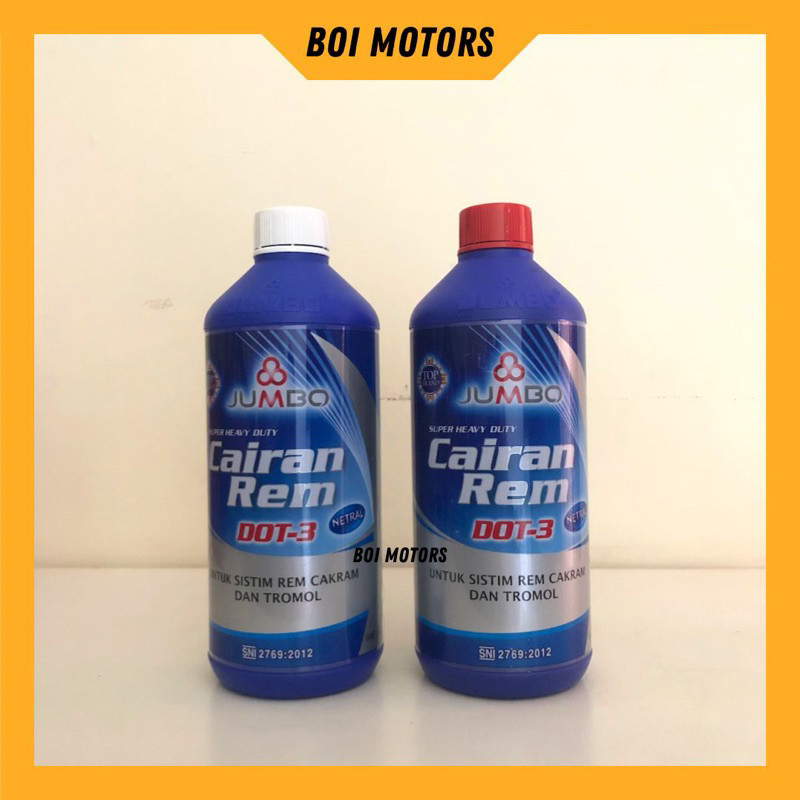 MINYAK REM JUMBO DOT 3 - 1 LITER / CAIRAN PELUMAS REM / MINYAK KOPLING