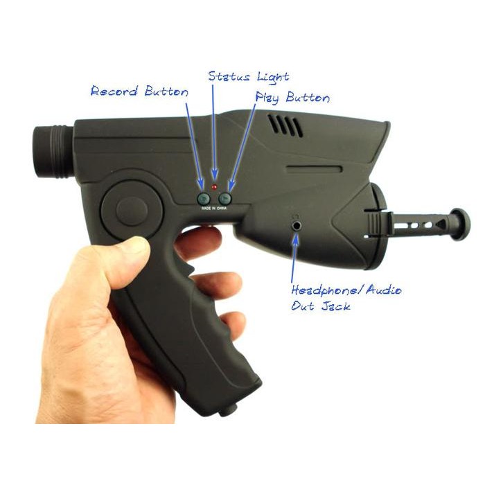 Menarik Alat Spy Tembak Dengar Suara Jarak Jauh + Parabola + Rekam + Teropong