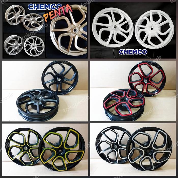 Velg Racing Tapak Lebar Chemco Vario 125 / 150 Penta 100% Original