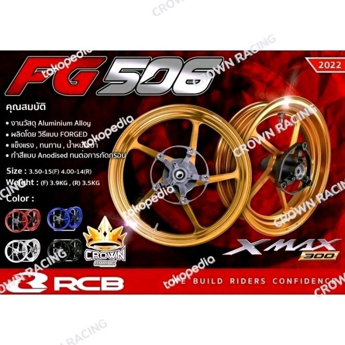 Velg RCB Forged Rim Depan Ring 14 Belakang Ring 15 Yamaha XMAX