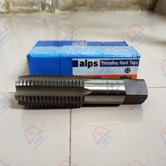 Terhemat Hand Tap M48 X 5 Alps Carbon Steel Metric Set