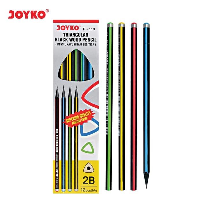 

ID NOKIDA PENSIL 2B JOYKO P-113/12 PCS / ALAT TULIS UJIAN KOMPUTER / PENCIL GAMBAR MENULIS 1 PACK