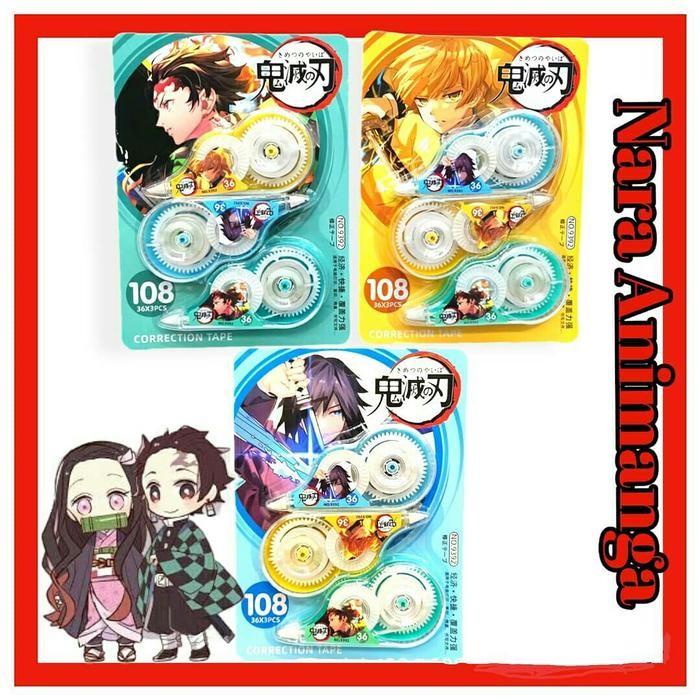 

ID CORRECTION TIPE X ANIME KIMETSU NO YAIBA TANJIRO ZENITSU GIYU