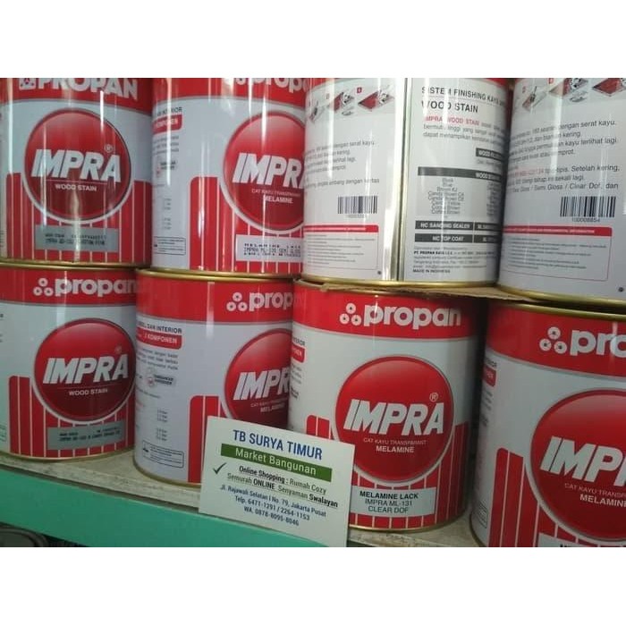 Lilissto Shop Impra Wood Stain Cocoa Brown/Cat Kayu/ 1 L