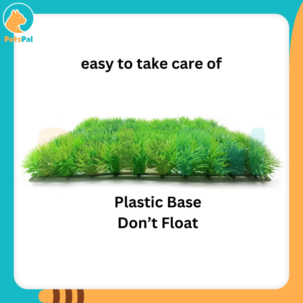 Rumput Lantai Lanskap Akuarium Paving Rumput Plastik rium Floor Paving Landscape 25x25cm