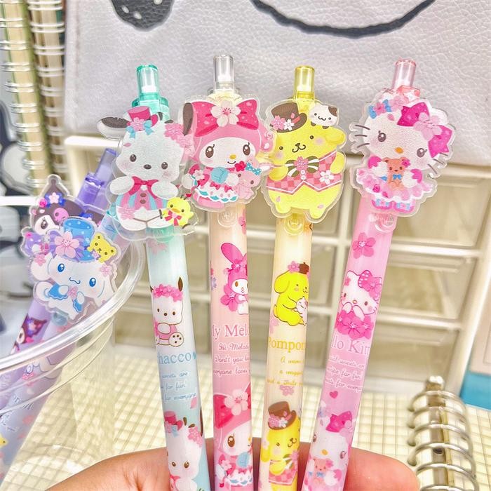

ID PULPEN GEL MY MELODY PULPEN GEL MY MELODY SANRIO 8143 MODEL MIKA TINTA HITAM KARAKTER 0.5MM TINTA