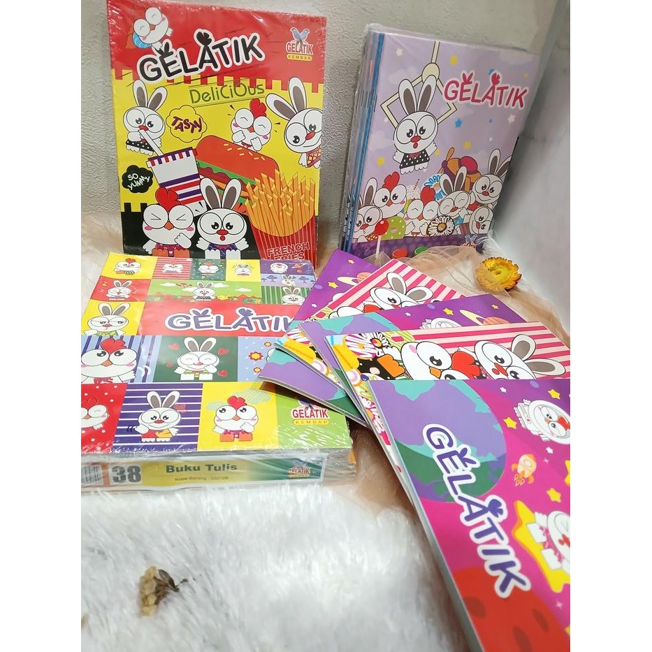 

ID BUKU TULIS MERK GELATIK 38 LEMBAR 10 PC