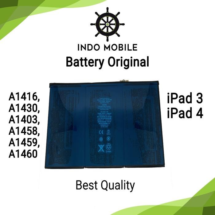 Baterai Battery Batre Ipad 3 Ipad 4 Original
