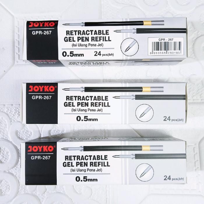 

ID REFILL TINTA PENA GPR-267 / ISI PEN GEL JOYKO GPR+267 00 - 0,5 MM HITAM STATIONERY