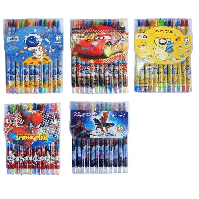 

ID CRAYON 12 WARNA PUTAR PANJANG FANCY - ALAT MEWARNAI & MELUKIS - STATIONERY LUCU KRAYON