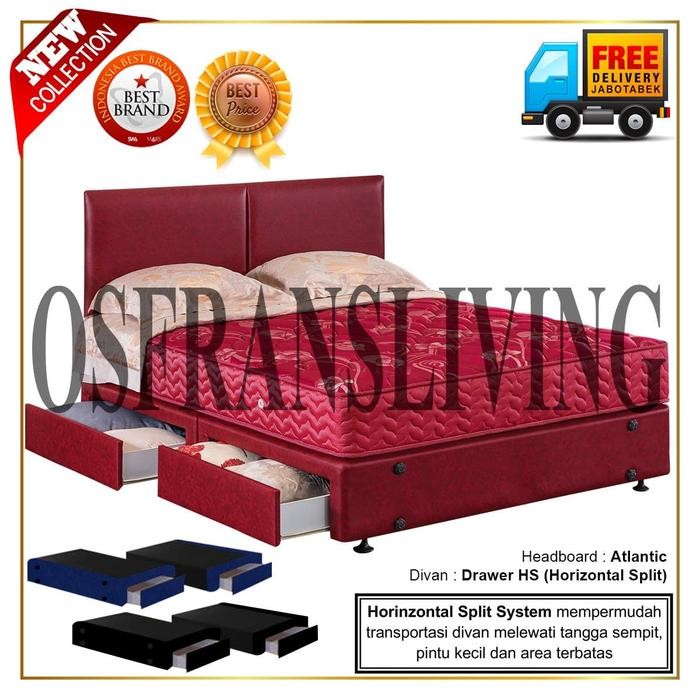 Guhdo New Prima Drawer HS 180 x 200 - HANYA DIVAN & SANDARAN ATLANTIC