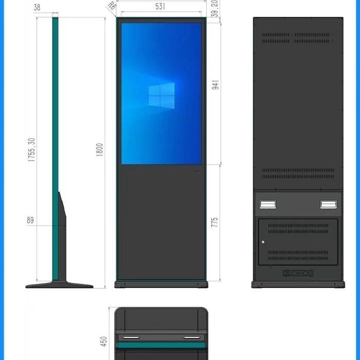 Digital Display Aio Pc Touchscreen 43 Inch
