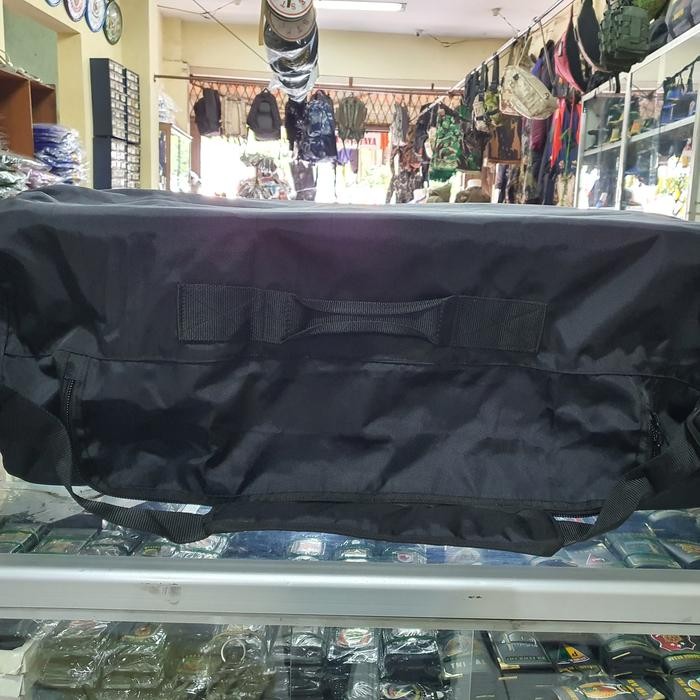 Tas Guling Polisi Jatah Hitam Tas Duffel BesarTas Baju Ukuran BesarTas Piknik Besar Tas Mudik - Asli