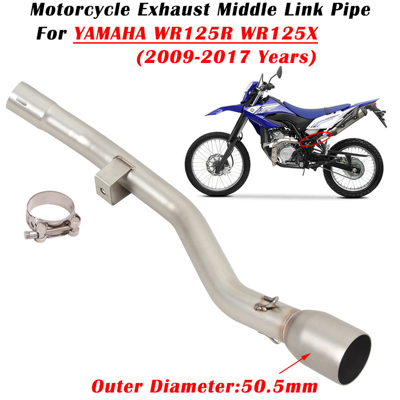 For YAMAHA WR125R WR125X WR 125 125R 125X 2009 - 2017 Motorcycle Exhaust System Escape Modified
