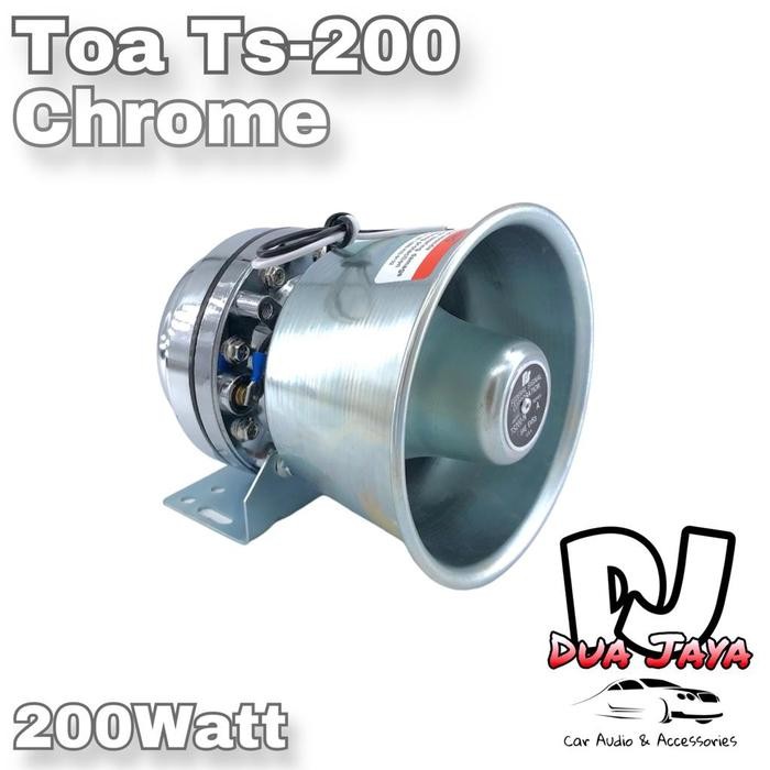 Paling Murah Toa Polisi Mobil Federal Signal Corporation Ts 200 Chrome Universal