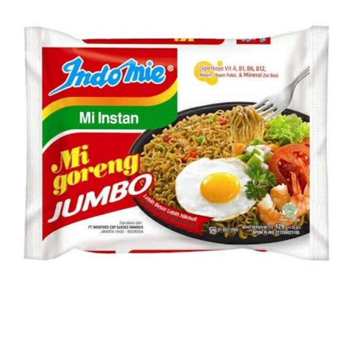 

INDOMIE GORENG JUMBO@129GR(4PCS)PROMO MURAAH
