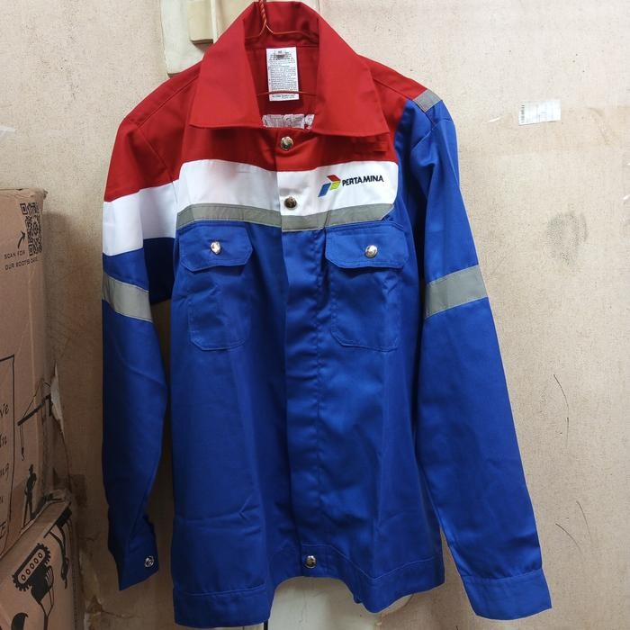 Seragam Atasan Pertamina Nomex / Baju Safety murah