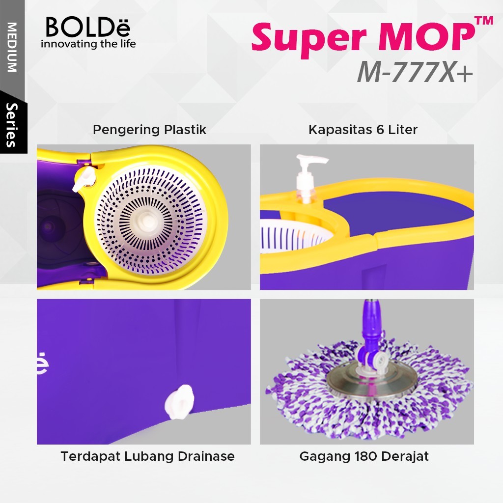 BOLDe Pel Lantai / Super Mop M-777X+
