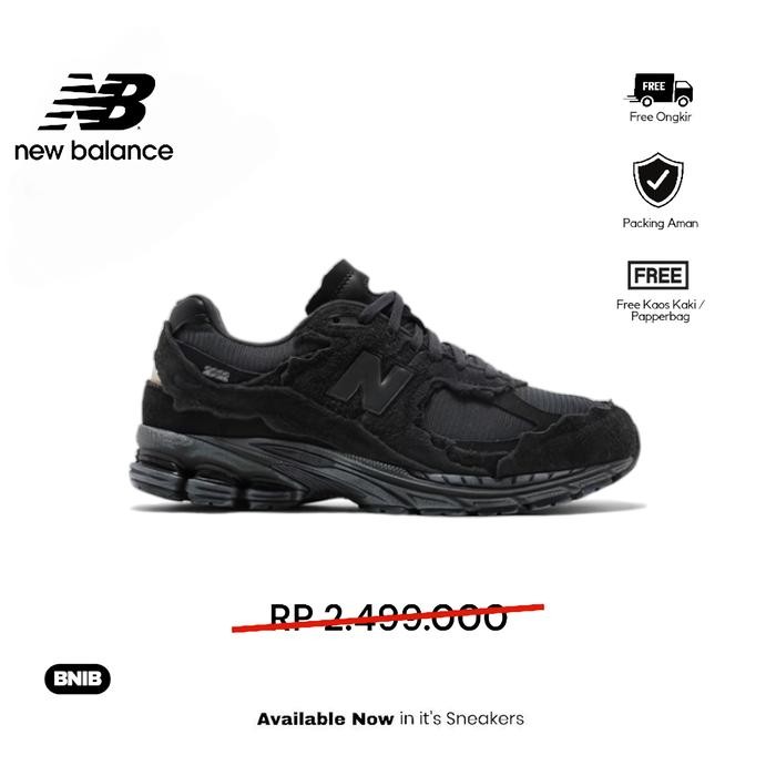 Sepatu Sneakers NB 2002R Protection Pack Phantom Black