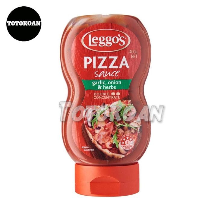 

Kualitas No1 Leggo'S Leggos Pizza Sauce Garlic Onion & Herbs 400 Gr