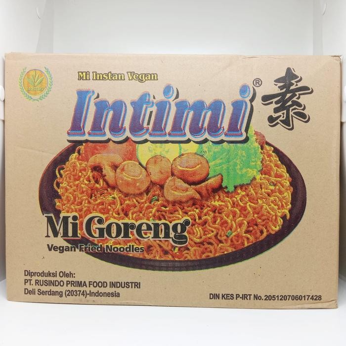 

Diskon Intimi / Mi Instan Vegan 1 Dus (40 Bungkus)