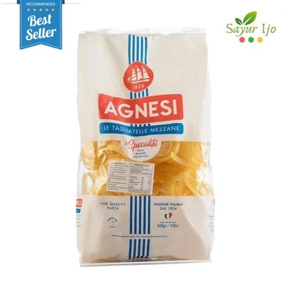 

Diskon Agnesi Tagliatelle Mezzane 500 Gram / Pack Italian Selected Pasta Instant Premium