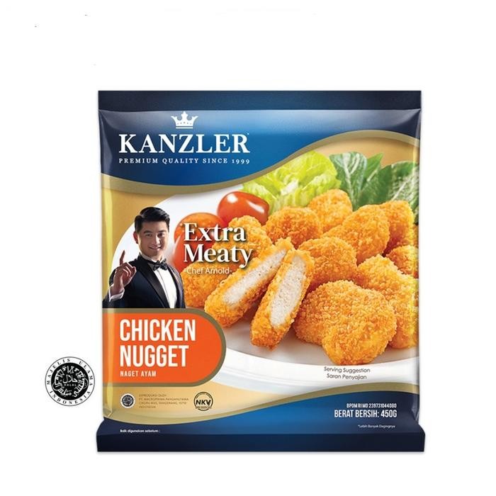 

BeliSkrg,KirimHariini- CHICKEN NUGGET PREMIUM KANZLER 450GR NAGET AYAM HALAL