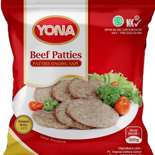 

BeliSkrg,KirimHariini- YONA BEEF PATTIES 500GR ISI 10