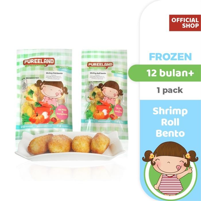 

BeliSkrg,KirimHariini- Pureeland Baby Shrimp Roll Bento / Udang Gulung Bento / Frozen Mpasi