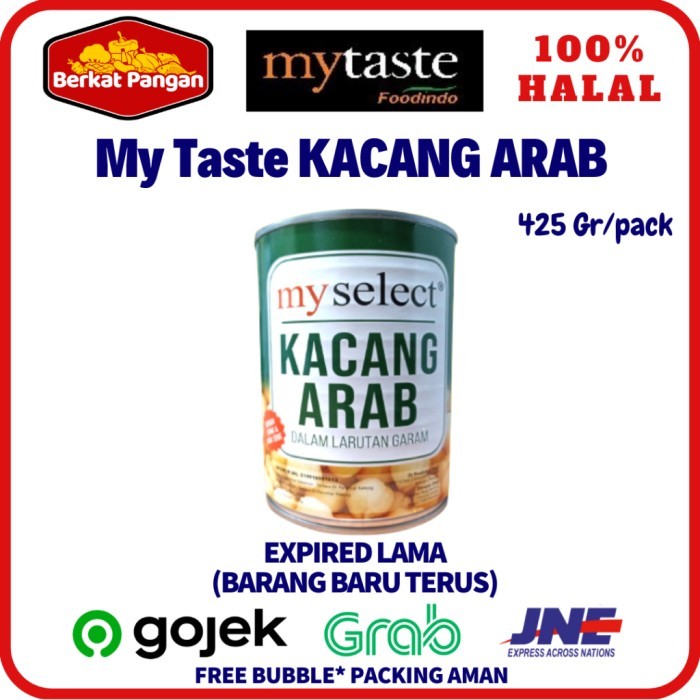 

PastikanDikirimLgsg- MyTaste My Select Kacang Arab Kaleng Chick Peas dalam larutan garam