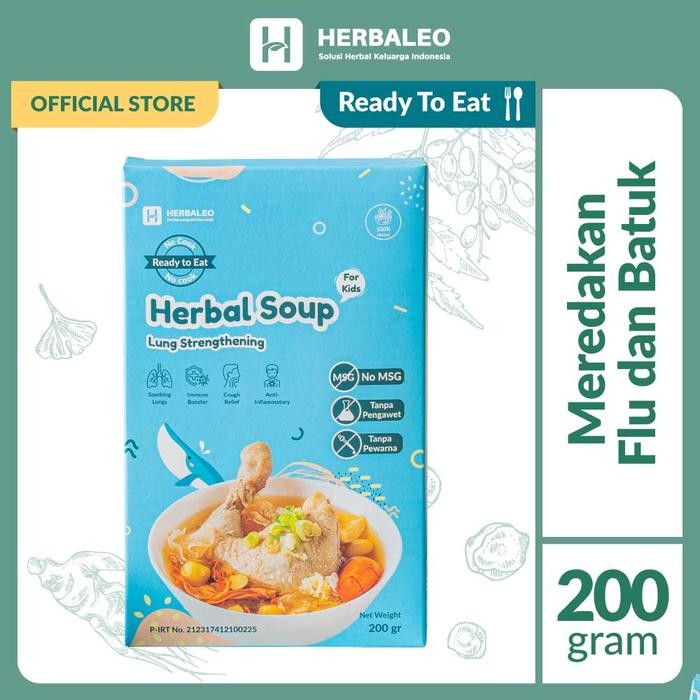 

PastikanDikirimLgsg- Ready to Eat - Herbal Soup for Kids Lung Strengthening