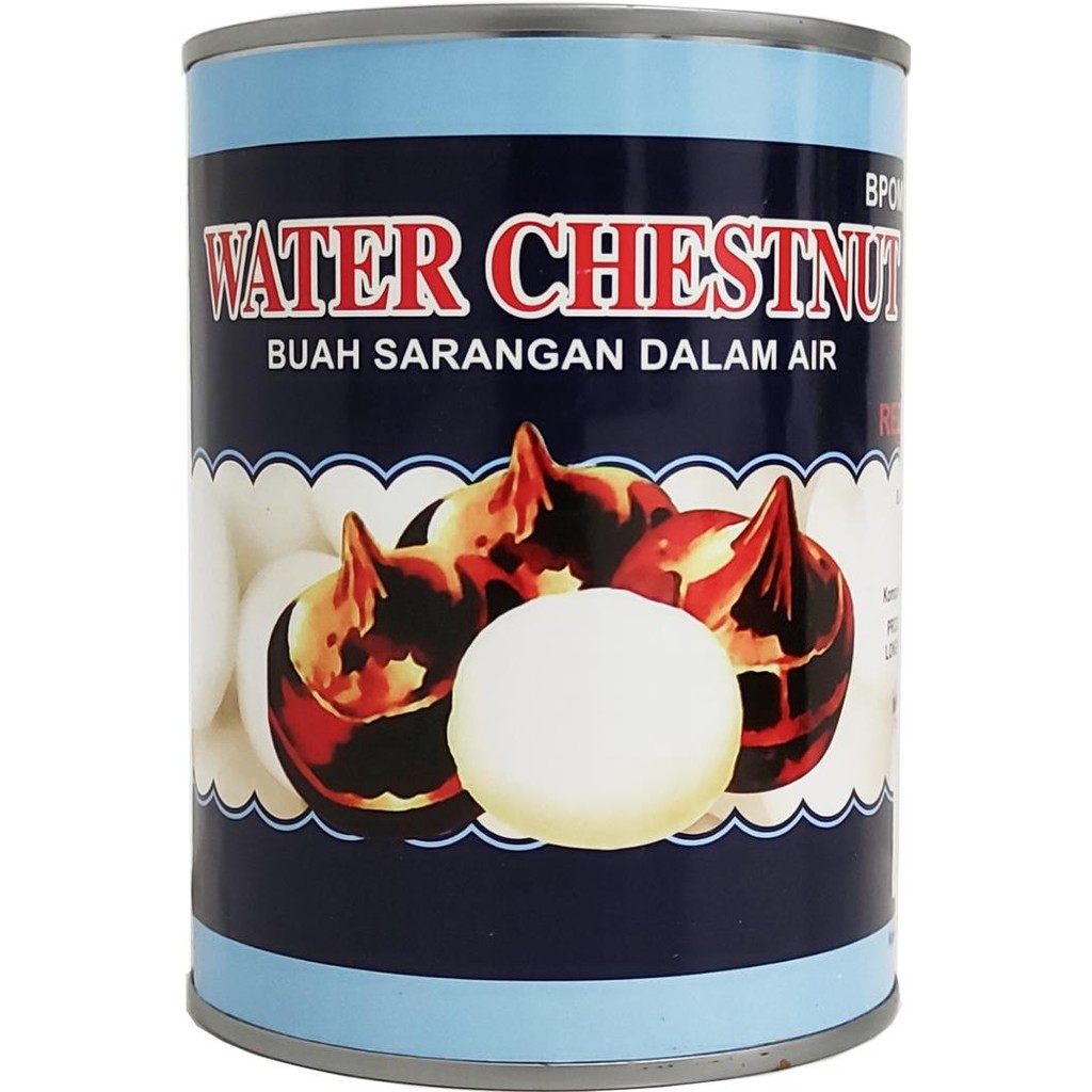 

PastikanDikirimLgsg- Water Chestnut Buah Sarangan Kaleng Red Boat Brand 567 gr