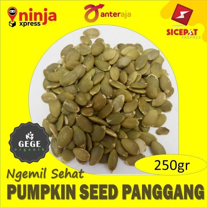 

PastikanDikirimLgsg- 250gr Biji Labu Panggang Oven Roasted Pumpkin Seed Rasa Plain Original
