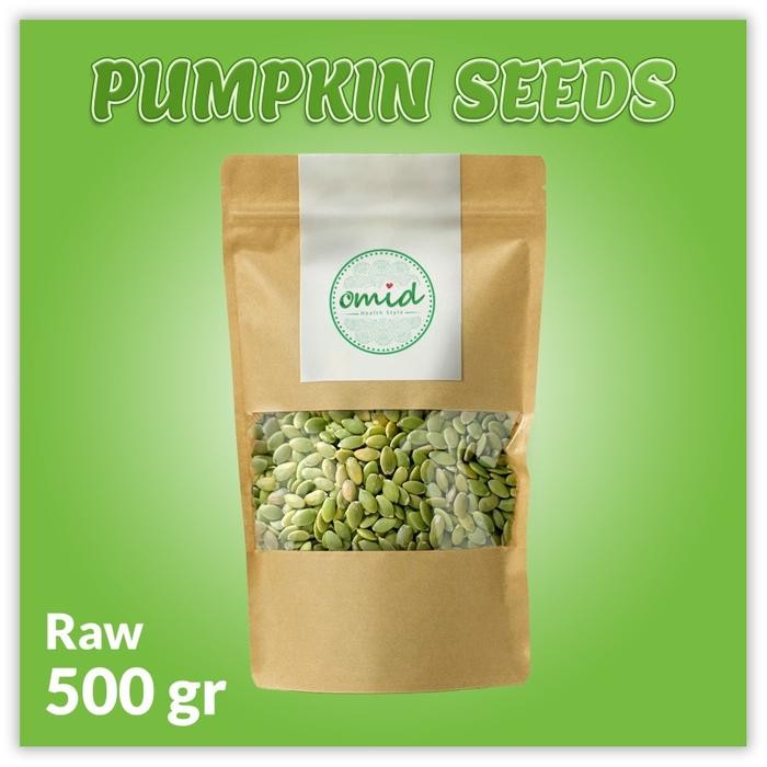 

PastikanDikirimLgsg- Organic Raw Pumpkin Seeds (Biji Labu Organik Mentah) 500gr