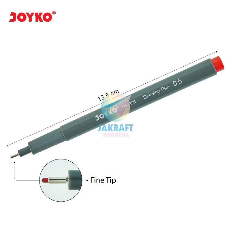 

(9 Pcs) Set 9 Color Dr Pen Permanent Marker DP-298S-059C Spidol Permanen Warna Anti Air Tebal 0.5 mm