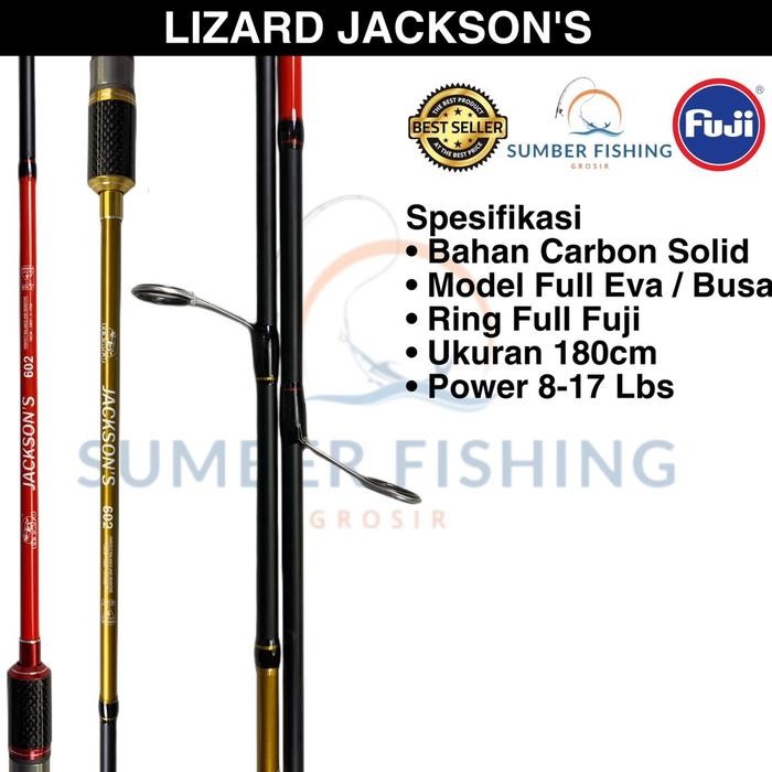 Joran Pancing Carbon Holow - Lizard JacksonS & Lizard Revros 180Cm 8-17 Lbs