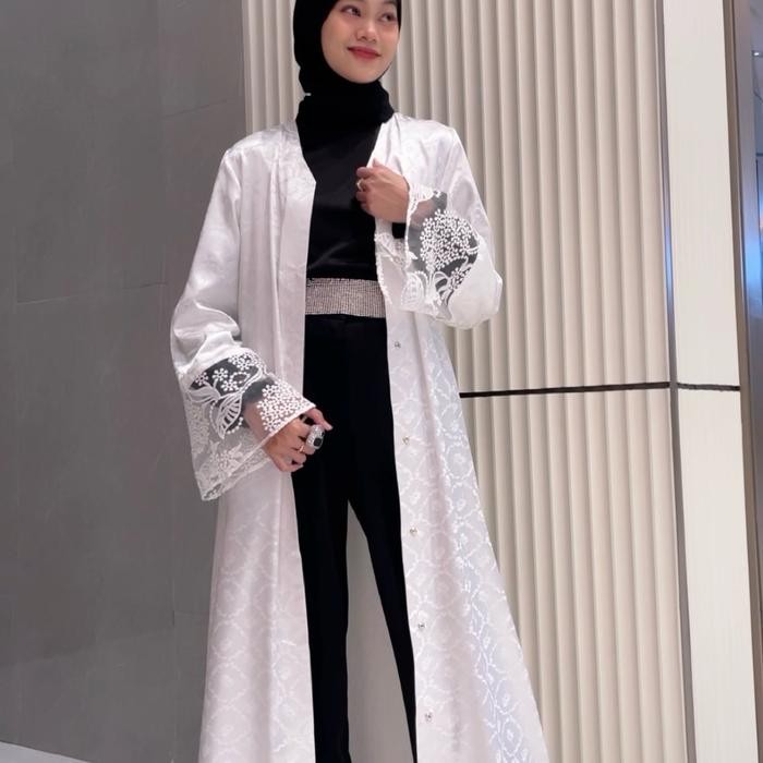 Zahra- Najm Boutique -Abaya Jasmine Premium -Abaya -Wanita -Muslimah -Outfit Premium Pesta