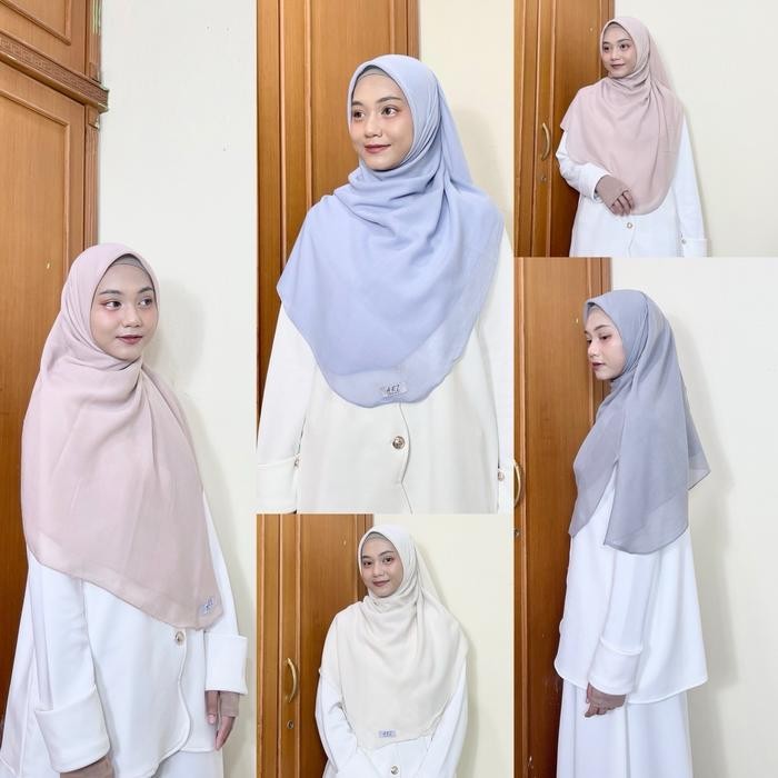 Imanzia- Cendani Square (135*135) Bawal Malaysia Jumbo Segiempat Muslim Syari Jilbab Kerudung